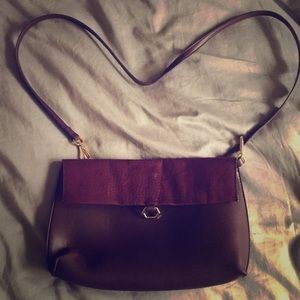Street level pocketbook dark maroon